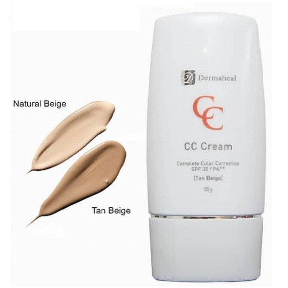 Dermaheal CC – odtieň Tan Beige (svetlohnedý odtieň) 50g