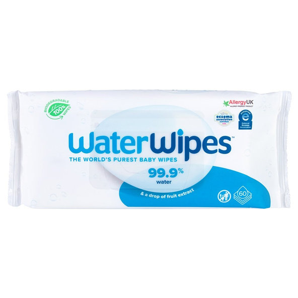 WATERWIPES 100% BIO odbúrateľné obrúsky 4x60ks