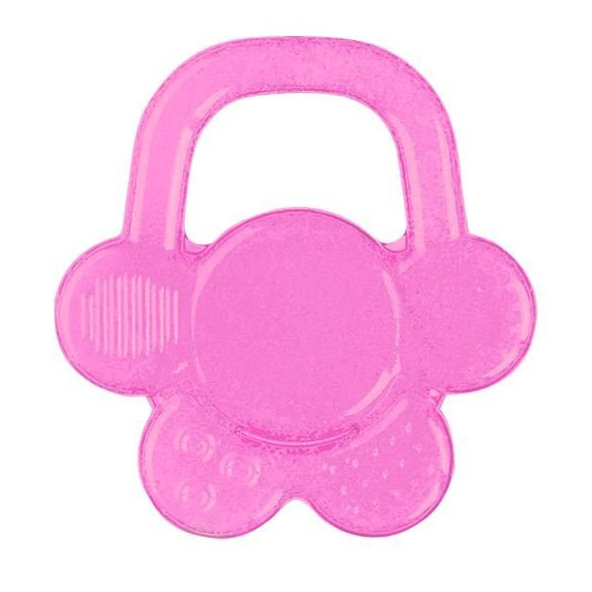 BABYONO Hryzačka chladiaca kvet - ružová