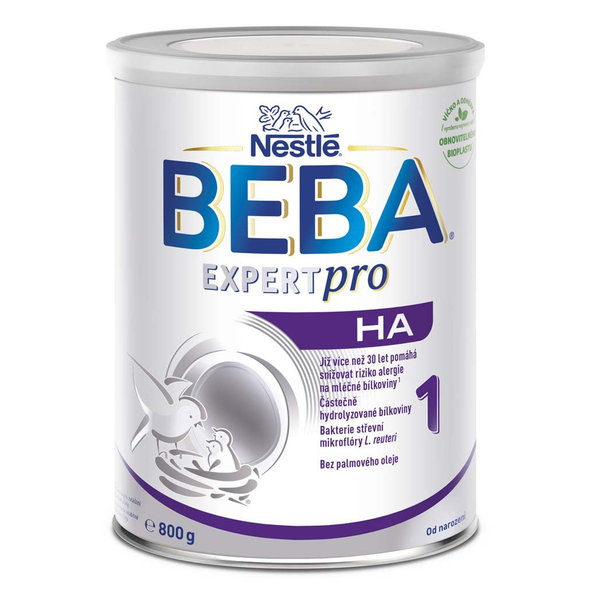 BEBA EXPERT pro HA 1, počiatočná mliečna výživa ( od narodenia) 1x800 g