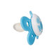 CHICCO Cumlík Physio Comfort silikónový chlapec - macko/bodky 2 ks, 2-6 m