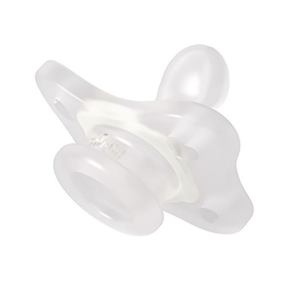 CHICCO Cumlík celosilikónový Physio Mini Soft 2 ks dievča, 2-6m