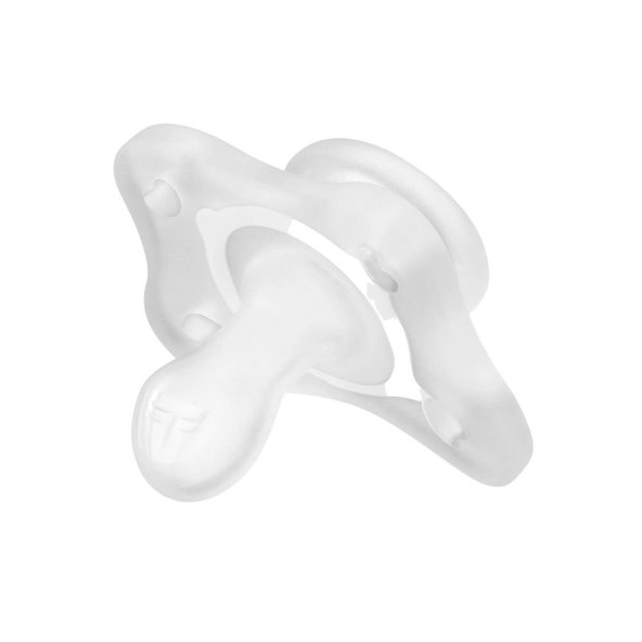 CHICCO Cumlík celosilikónový Physio Mini Soft 2 ks dievča, 2-6m