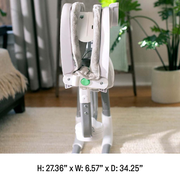 INGENUITY Hojdačka vibrujúca s melódiou USB Dual-Direction AnyWay Sway™  Ray™ 0+, do 9 kg