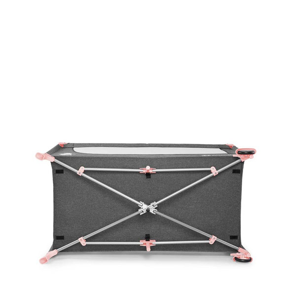 KINDERKRAFT Postieľka cestovná Joy s doplnkami Pink