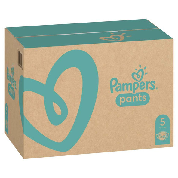 PAMPERS Pants 5 Active Baby Dry 152 ks (11-18 kg) MESAČNÁ ZÁSOBA - plienkové nohavičky