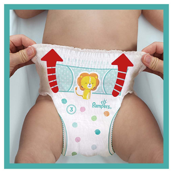 PAMPERS Pants 3 (6-11 kg) 128 ks Midi Mega box - plienkové nohavičky