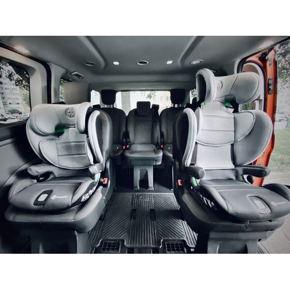 PETITE&MARS Autosedačka Elite Fix i-size 100-150 cm Misty Grey