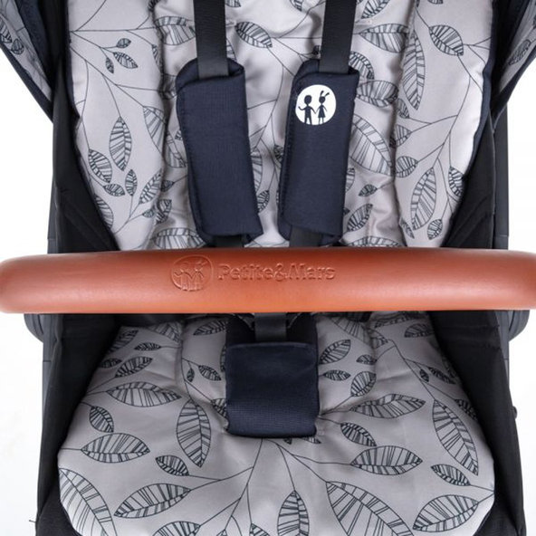 PETITE&MARS Kočík kombinovaný 2v1 Trails Anthracite Blue