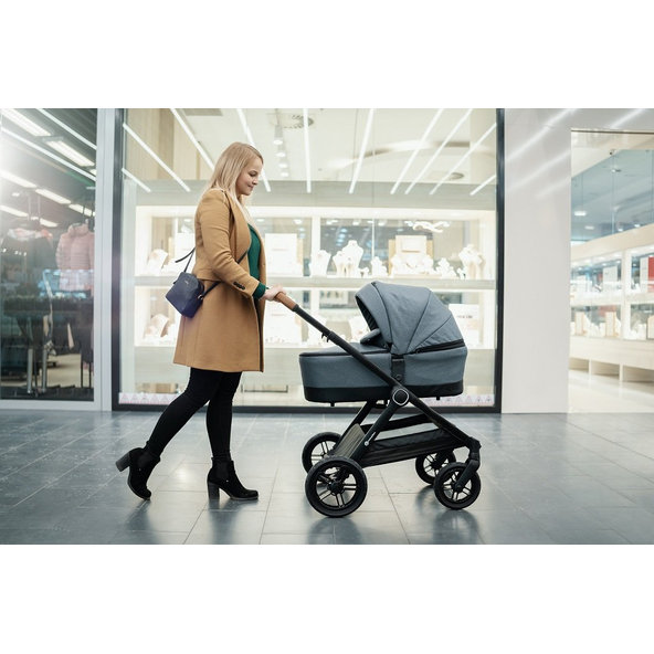 PETITE&MARS Kočík kombinovaný 2v1 Trails Anthracite Blue