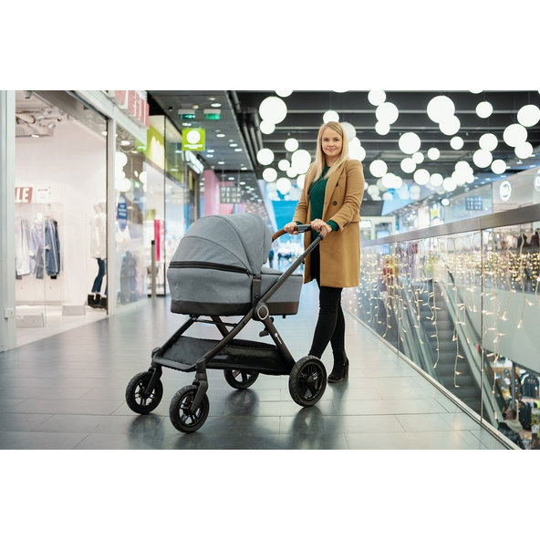 PETITE&MARS Kočík kombinovaný 2v1 Trails Ultimate Grey