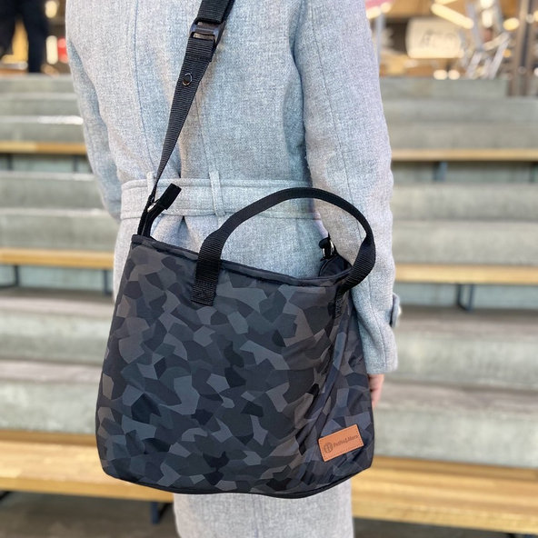 PETITE&MARS Prebaľovacia taška Bag Marble Black