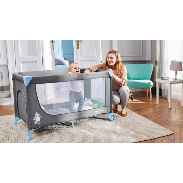 KINDERKRAFT Postieľka cestovná Joy Pink