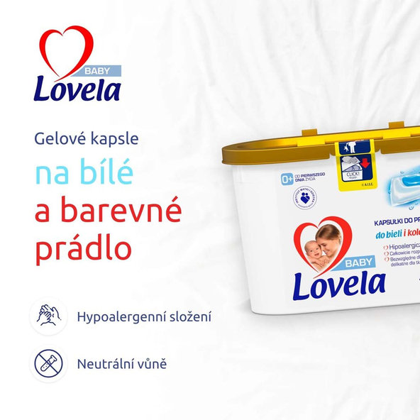LOVELA Gélové kapsuly na pranie 12 ks