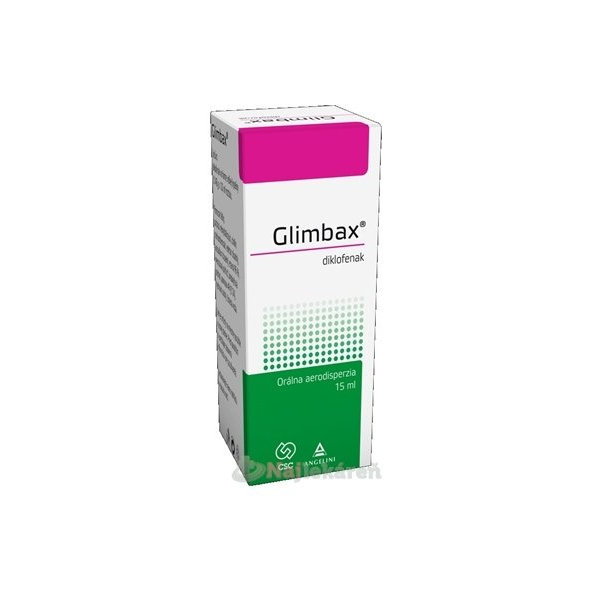 Glimbax sprej do hrdla 15 ml