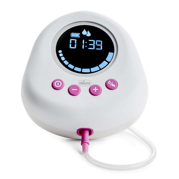 CHICCO Odsávačka materského mlieka elektronická Single pink