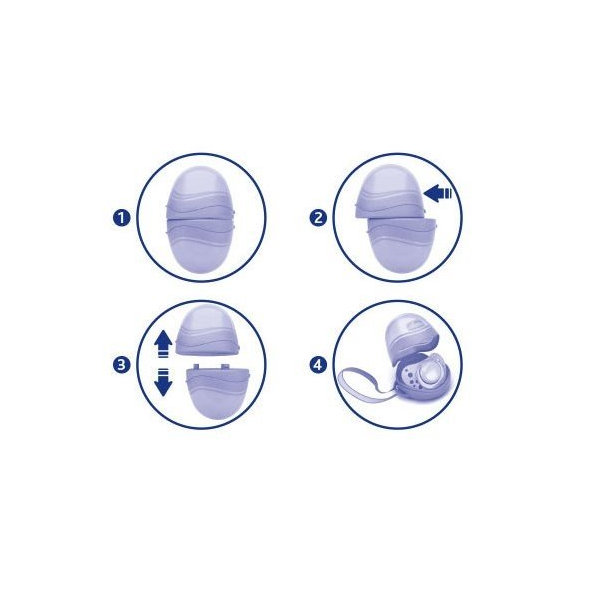 CHICCO Puzdro na cumlík dvojité ružové