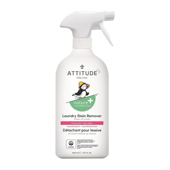 ATTITUDE Odstraňovač škvŕn na detskú bielizeň s rozprašovačom 800 ml