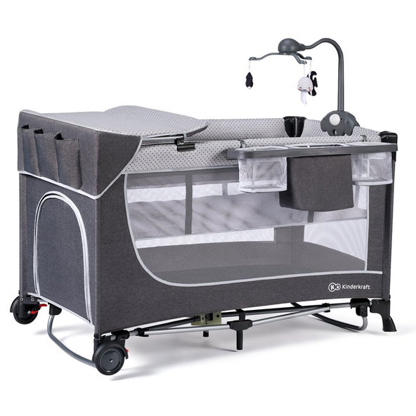 KINDERKRAFT Postieľka cestovná Leody doplnky Leody Grey