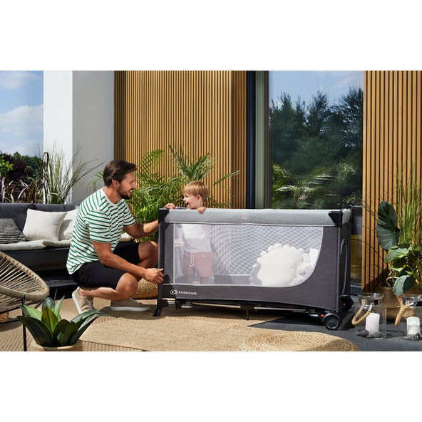 KINDERKRAFT Postieľka cestovná Leody doplnky Leody Grey