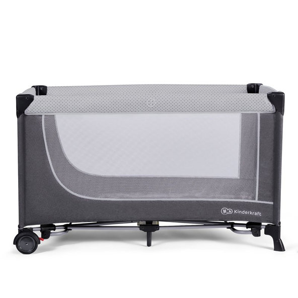 KINDERKRAFT Postieľka cestovná Leody Grey