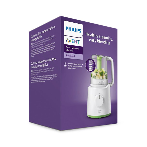 Philips AVENT Parný hrniec a mixér 2v1 SCF870/20