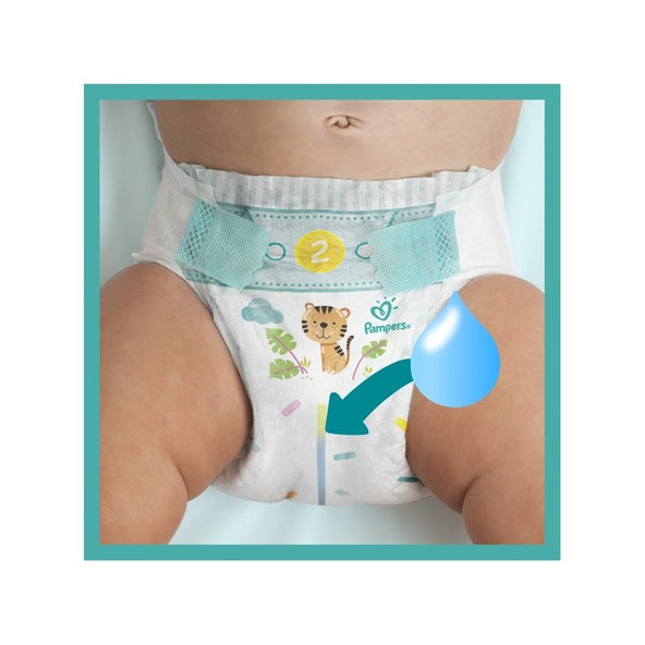 PAMPERS Active Baby 2 (4-8 kg) 96 ks - jednorázové plienky