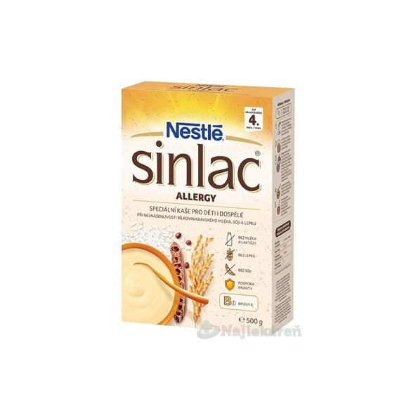 Nestlé nemliečna kaša SINLAC allergy 500g