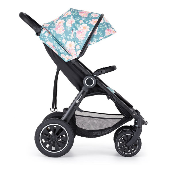 PETITE&MARS Kočík Street+ Air Black + Strieška Limited 100 Roses