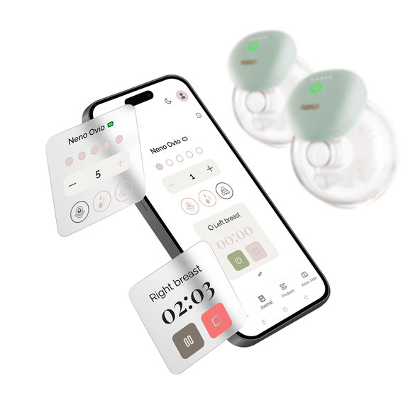 NENO Ovio Twin bezdrôtová hands-free odsávačka mlieka