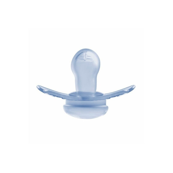 CHICCO Cumlík Physio Micro silikónový dievča - text/koč 2 ks, 0-2 m+