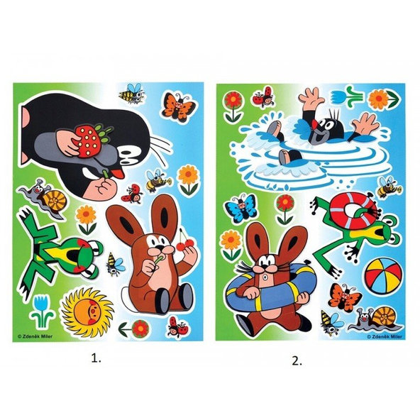 WIKY Krtek - 3D nalepovací dekorace 29 x 41 cm