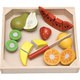 WOODY Krájení na prkénku - ovoce s melounem