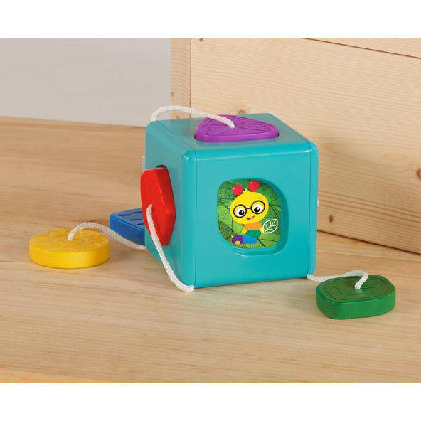 BABY EINSTEIN Hračka senzorická vkladacia Match & Grasp Block™ 6m+