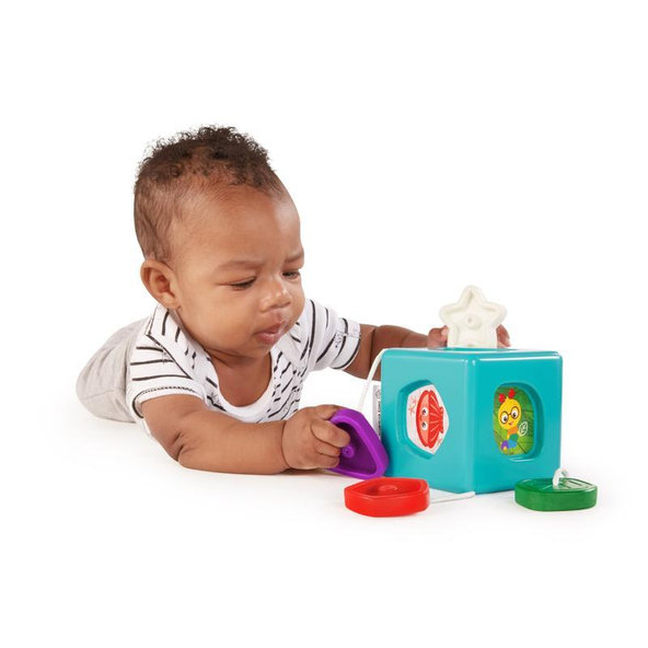 BABY EINSTEIN Hračka senzorická vkladacia Match & Grasp Block™ 6m+