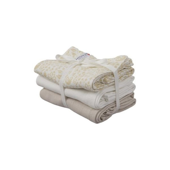 LODGER Plienky mušelínové Swaddler Flower Tribe 3balenie 70 x 70 cm Birch