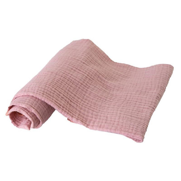 BABYMATEX Plienka bavlnená Muslin 3ks Staroružová 70x80 cm