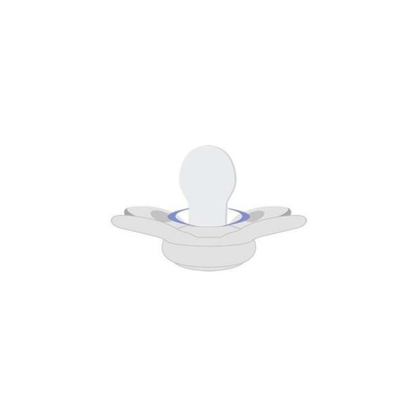 CHICCO Cumlík Physio Comfort silikónový dievča - bodky/líška 2 ks, 6-16 m