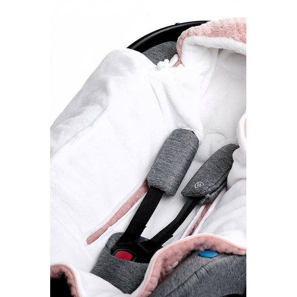 NATTOU Fusak detský do autosedačky Lapidou pineapple pink 70cm