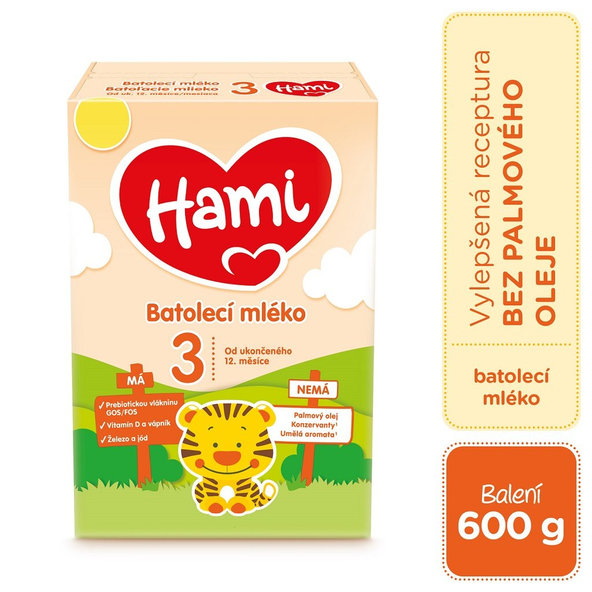 HAMI Batoľacie mlieko (od ukonč. 12 m) 1x600g