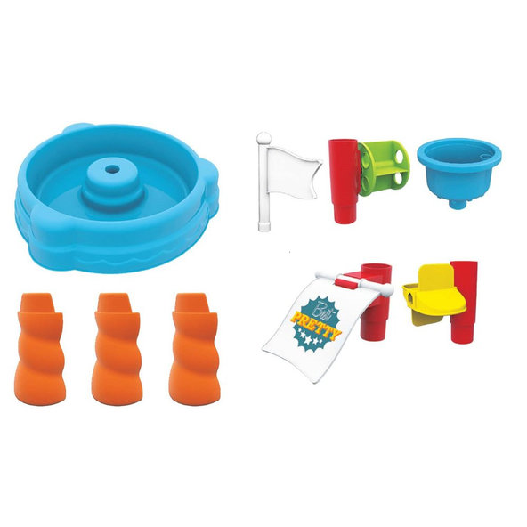 PETITE&MARS Stolík hrací na vodu a piesok Sandy Joe