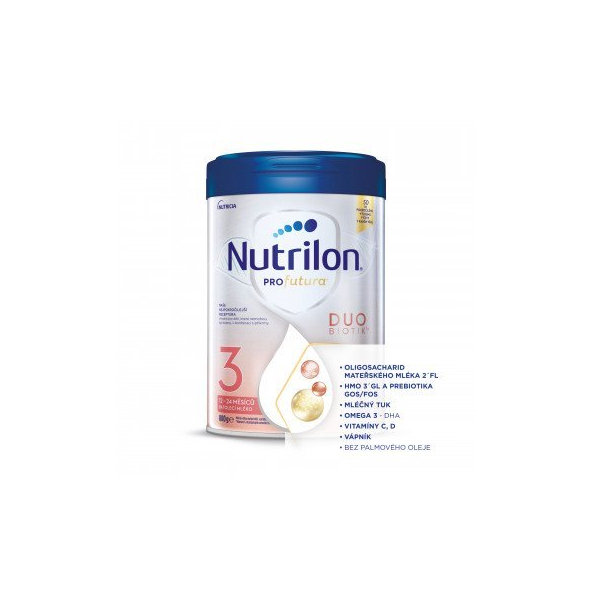 Nutrilon 3 Profutura Duobiotik batoľacia mliečna výživa pre malé deti (12-24 mesiacov), 800 g