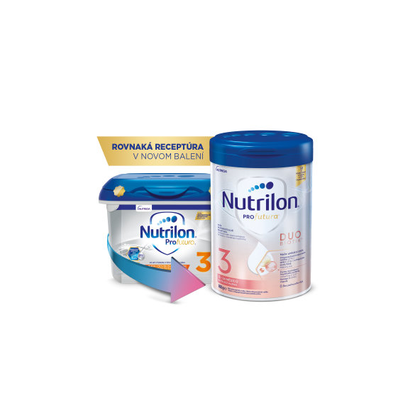 Nutrilon 3 Profutura Duobiotik batoľacia mliečna výživa pre malé deti (12-24 mesiacov), 800 g