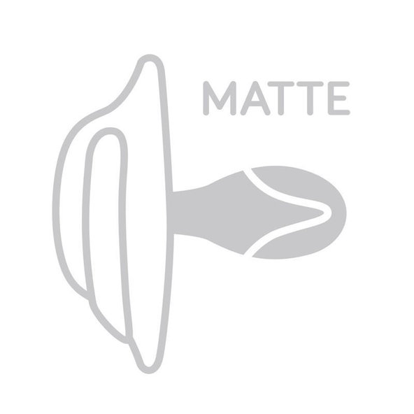 BABYONO Cumlík silikónový 2 ks 3-6 m+ lama