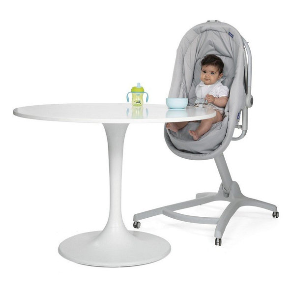 CHICCO Postieľka/lehátko/stolička Chicco Baby Hug 4v1 - Grey Re_Lux