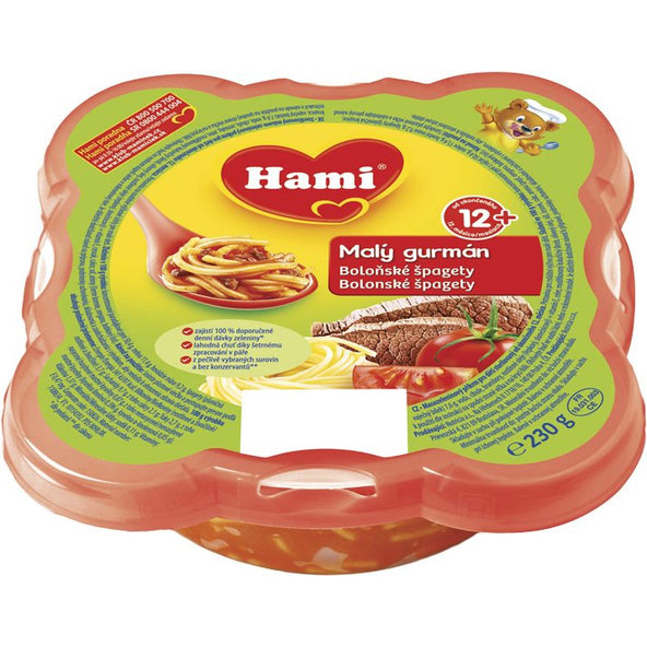 HAMI Malý Gurmán Boloňské špagety 230g