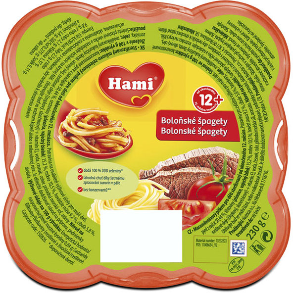 HAMI Malý Gurmán Boloňské špagety 230g