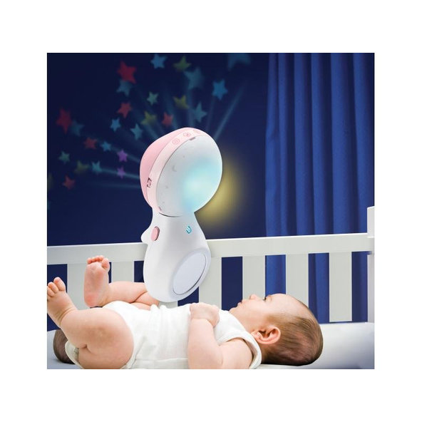 INFANTINO Hudobný kolotoč s projekciou 3v1 ružový