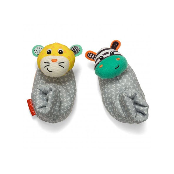 INFANTINO Hrkálky na nožičky Zebra & Tiger