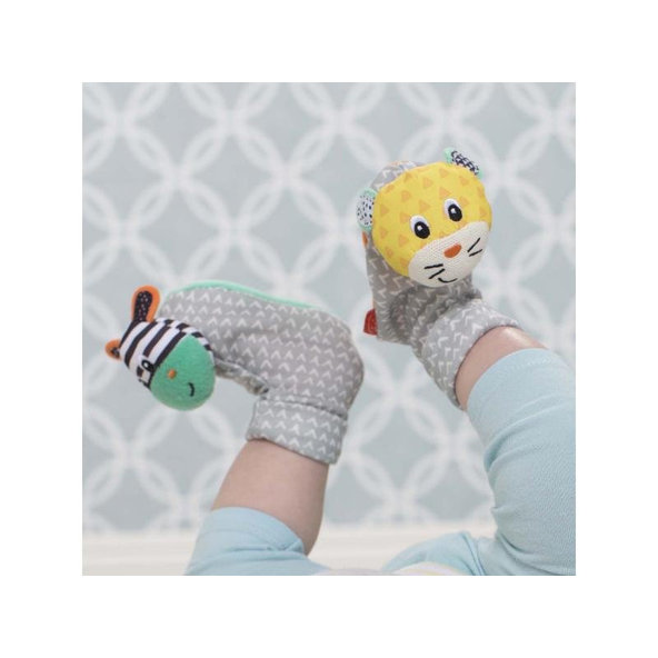 INFANTINO Hrkálky na nožičky Zebra & Tiger